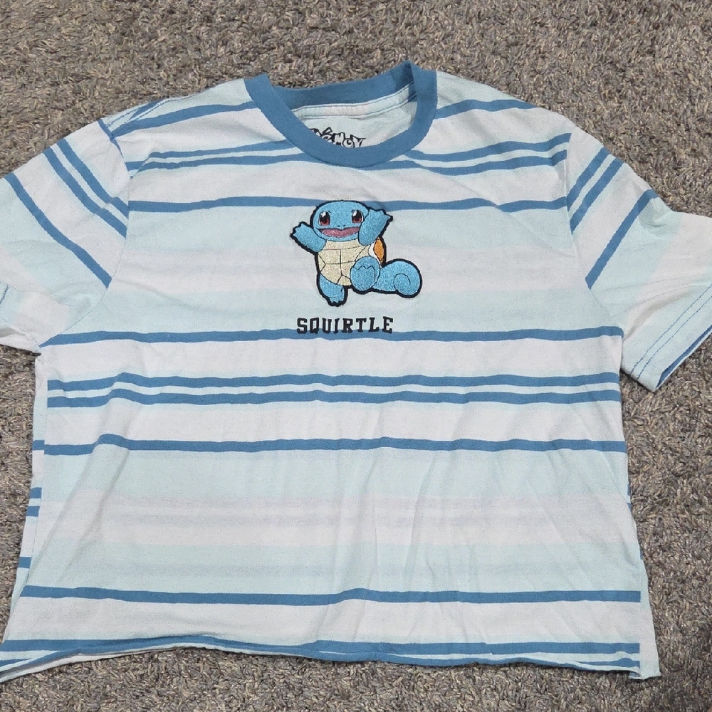 Pokemon Squirtle Cropped Tee